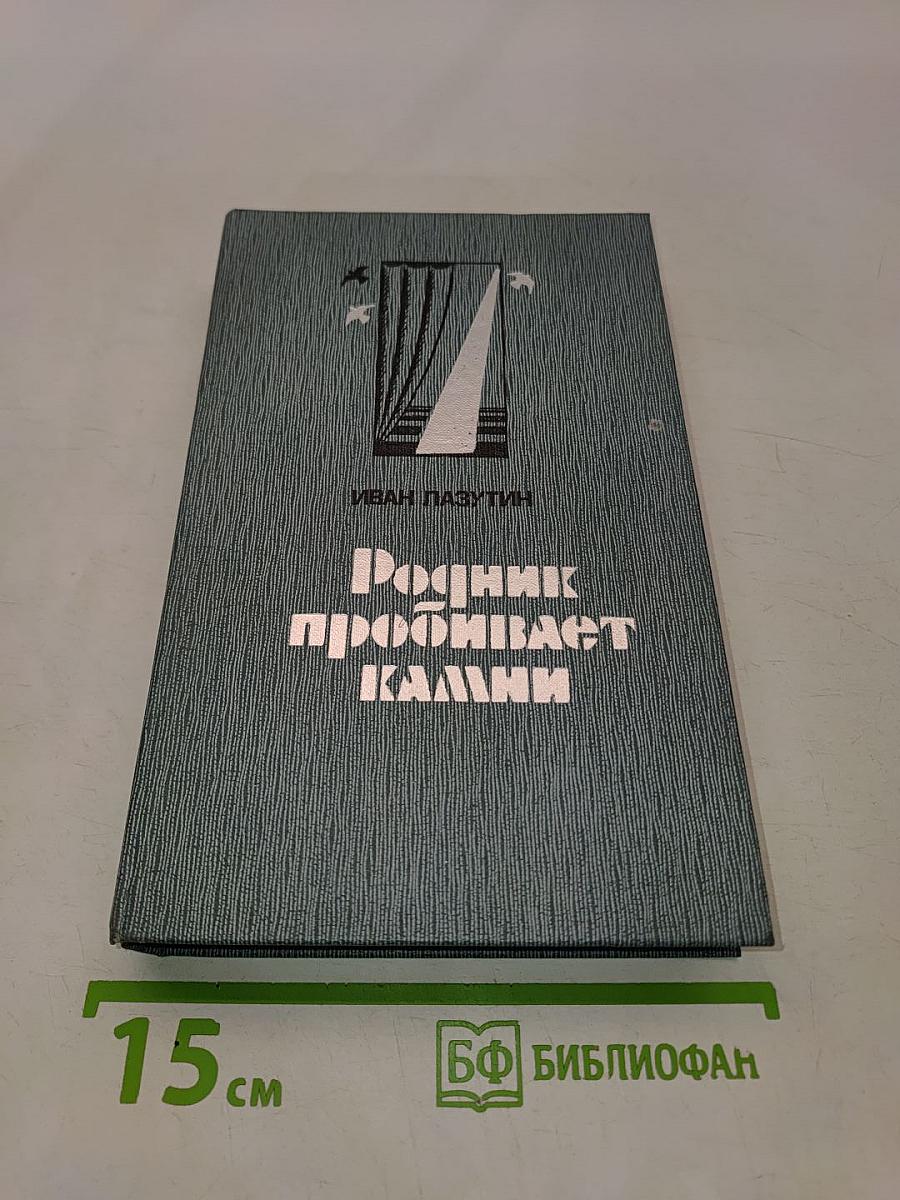 Родник пробивает камни
