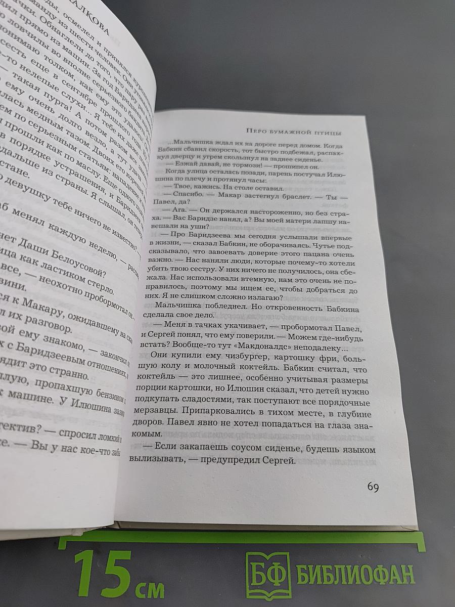 Перо бумажной птицы
