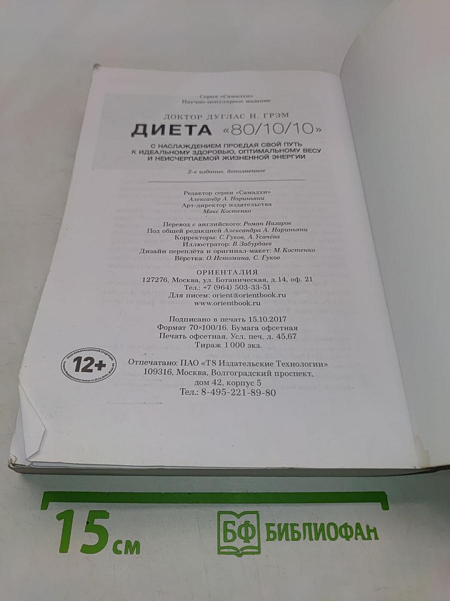 Диета «80/10/10»