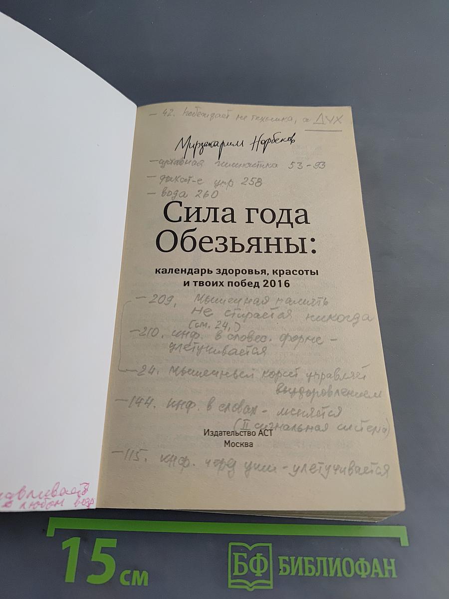 Сила Обезьяны: календарь здоровья, красоты и твоих побед 2016