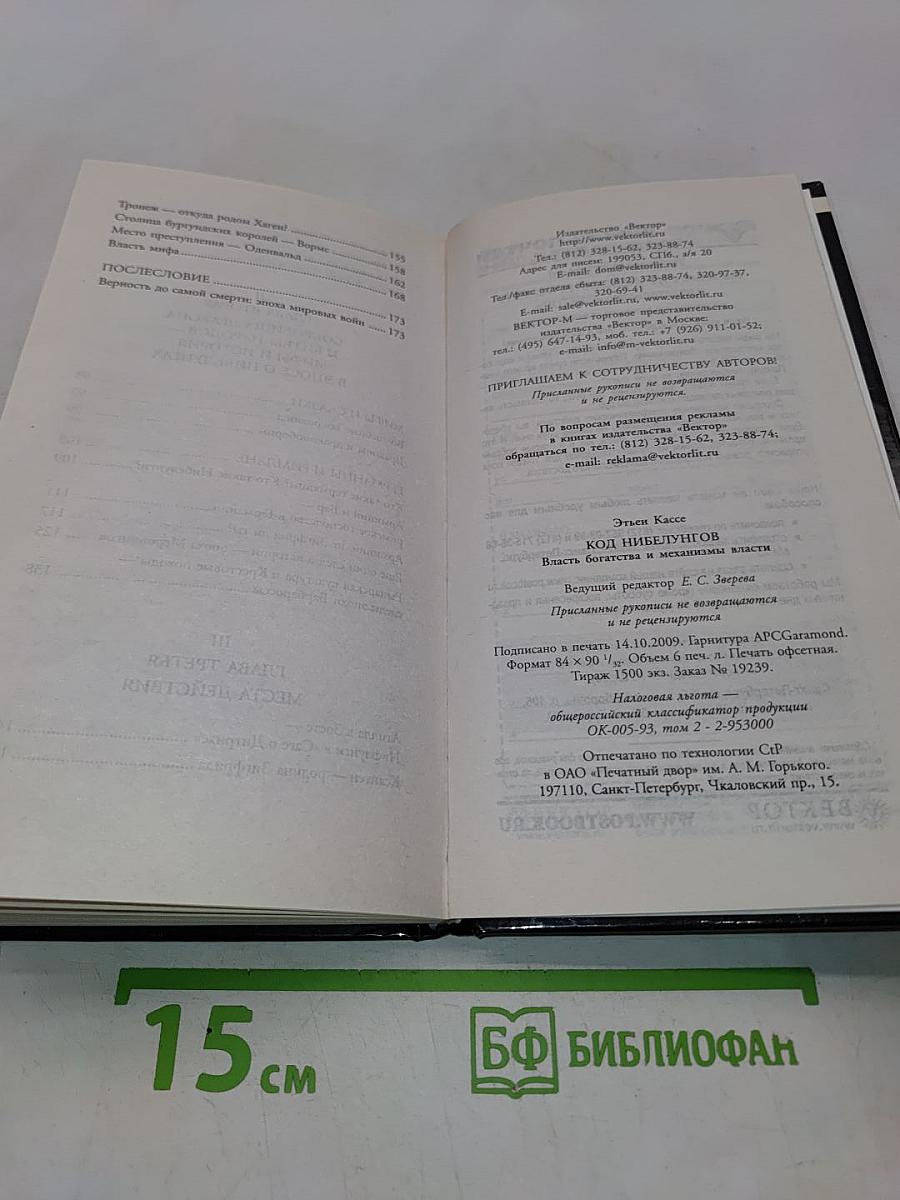 Код Нибелунгов. Власть богатства и механизмы власти