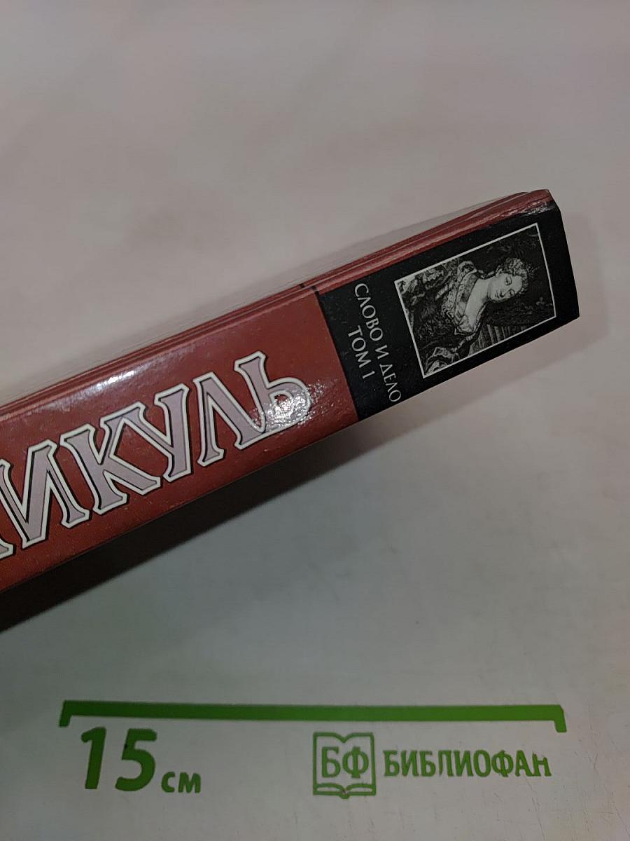Слово и дело. Том 1