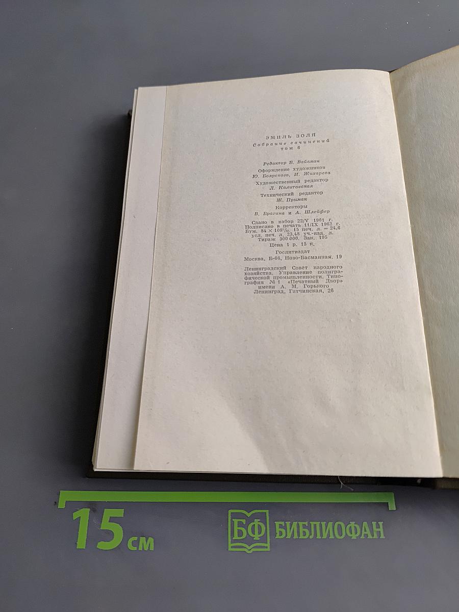 Собрание сочинений. Том шестой. Ругон-Маккары. Западня