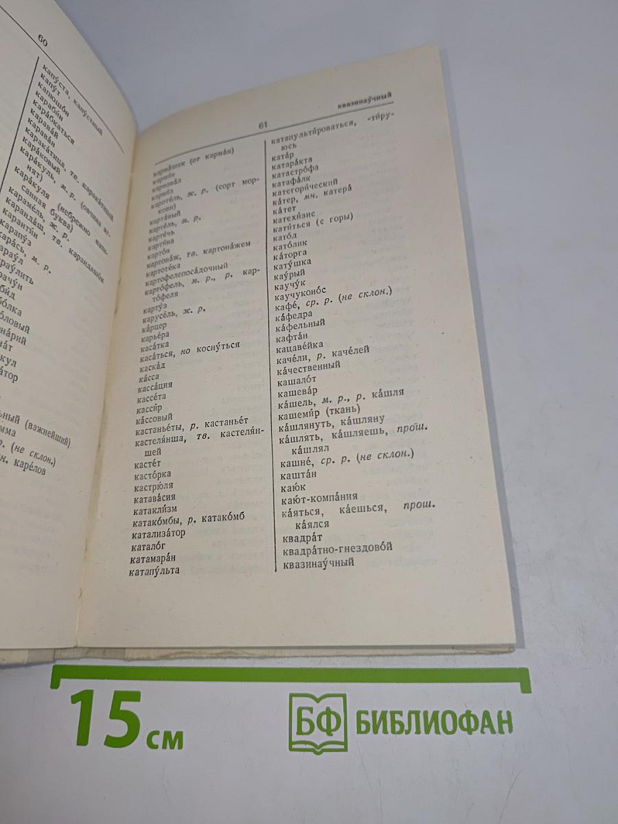 Орфографический словарь для учащихся средней школы