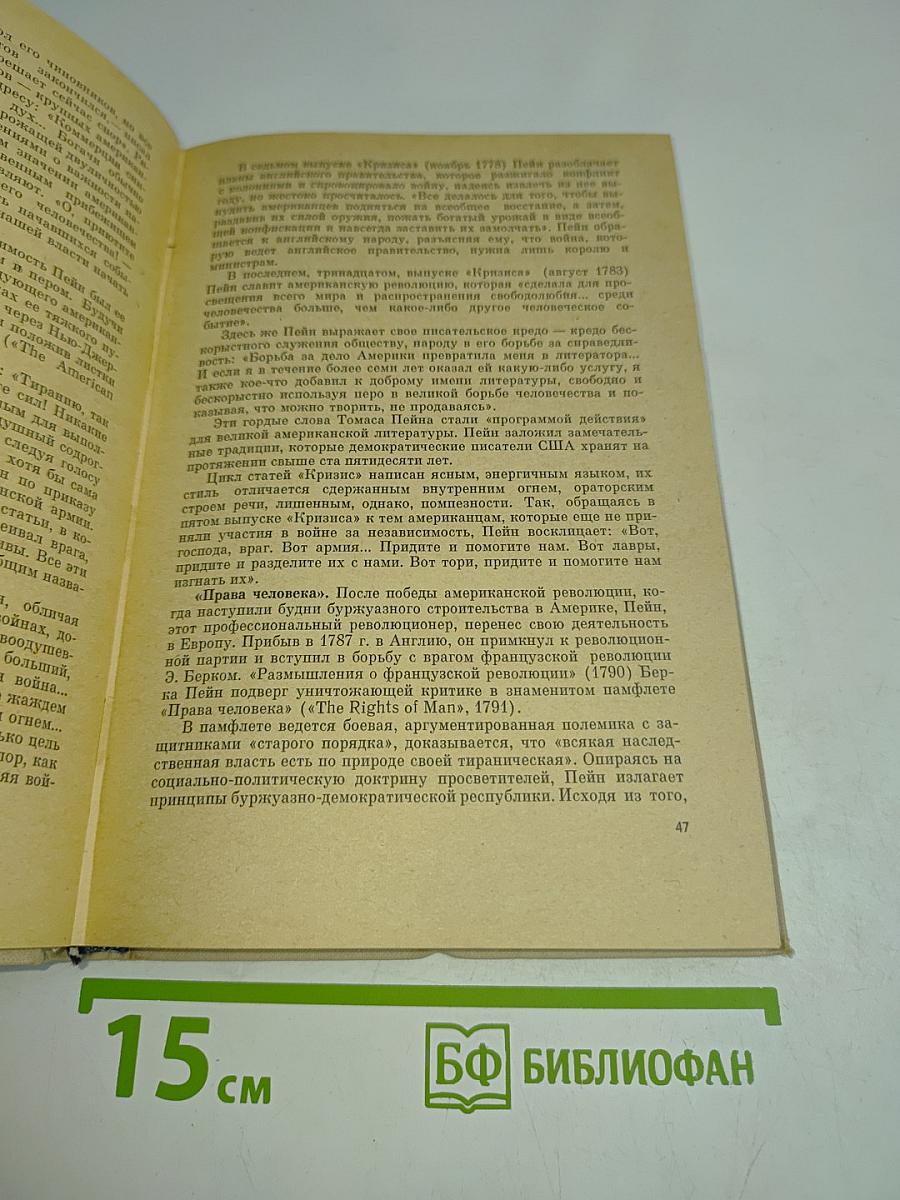 История американской литературы. Часть 1