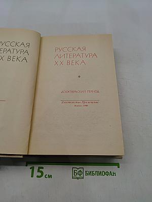 Русская литература XX века. Дооктябрьский период