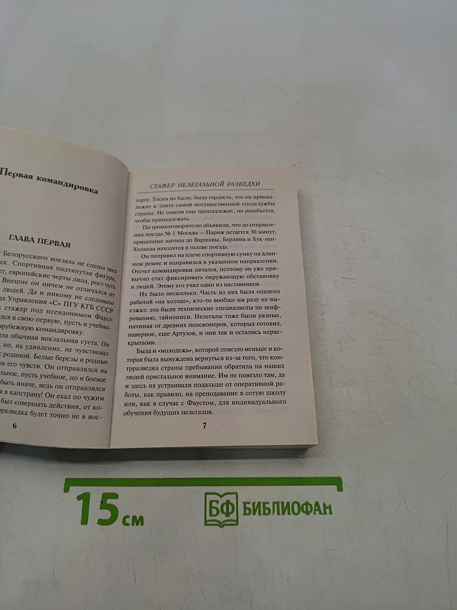 Стажер нелегальной разведки
