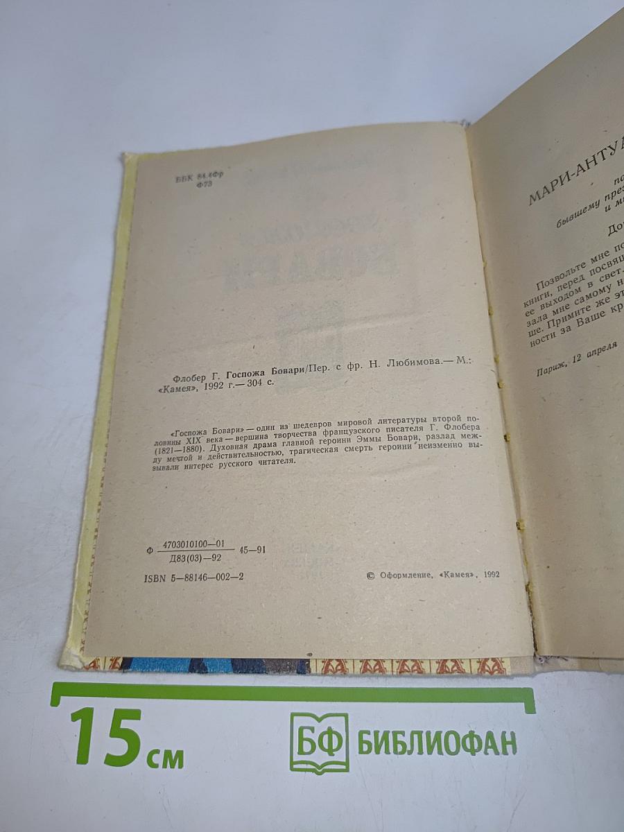 Госпожа Бовари