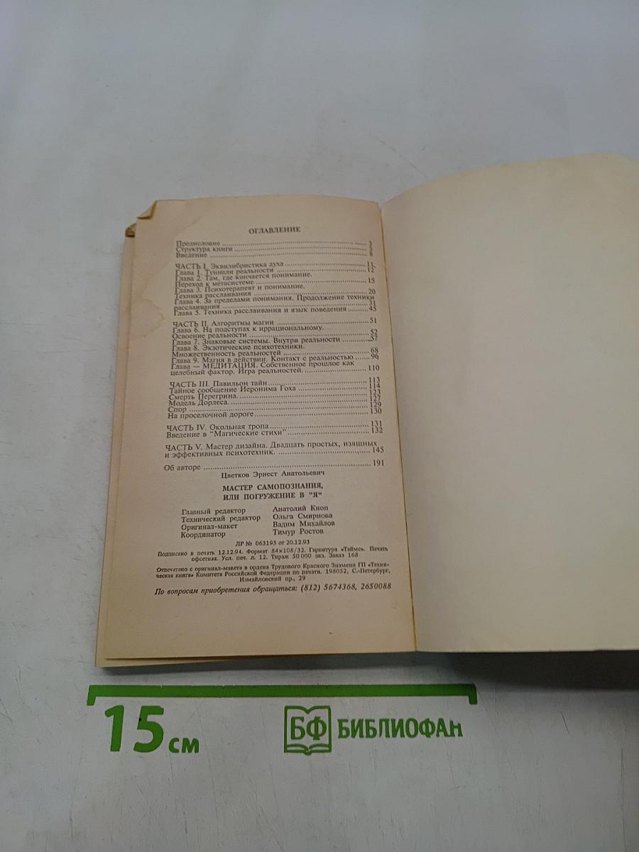Мастер самопознания, или Погружение в "Я" (психономика)