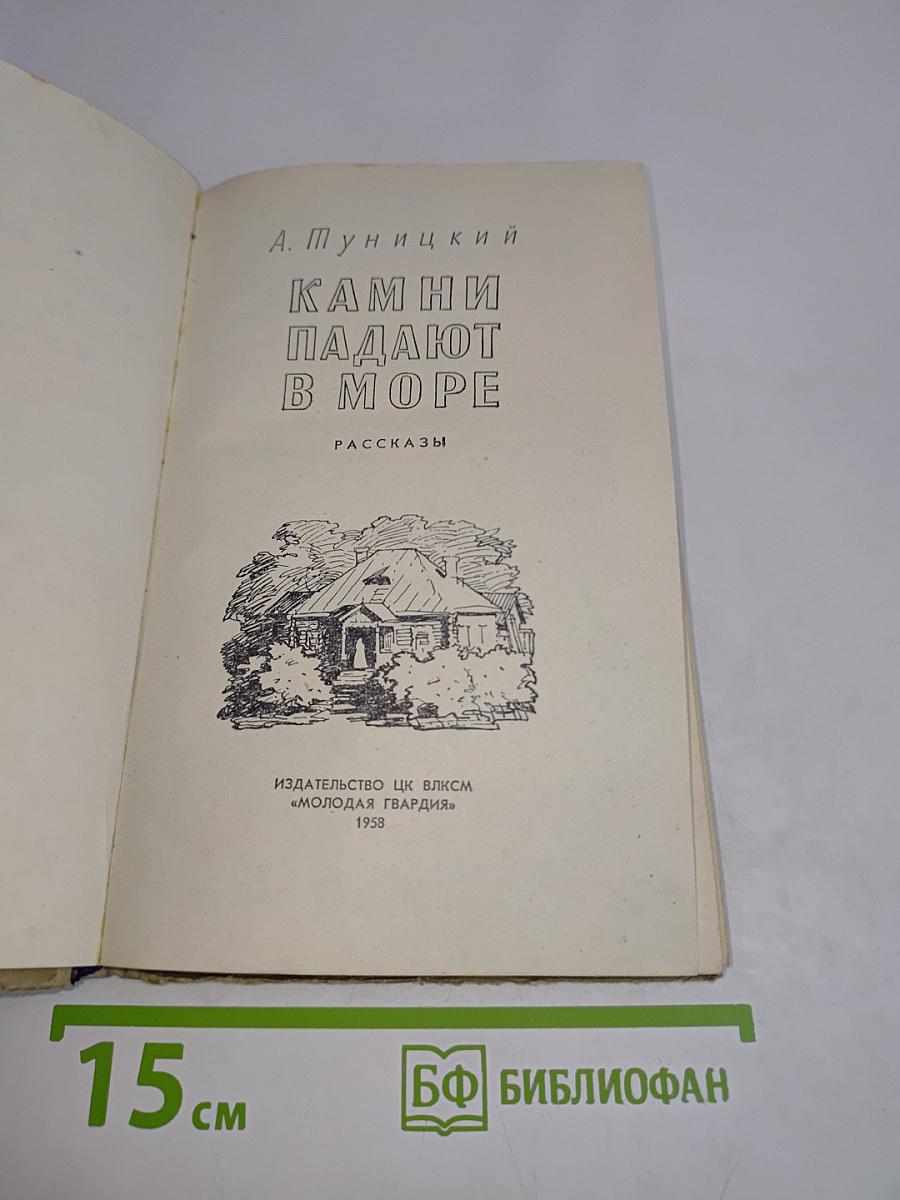 Камни падают в море