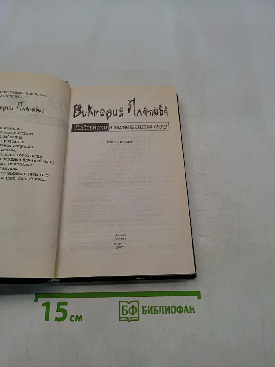 Любовники в заснеженном саду. Книга вторая