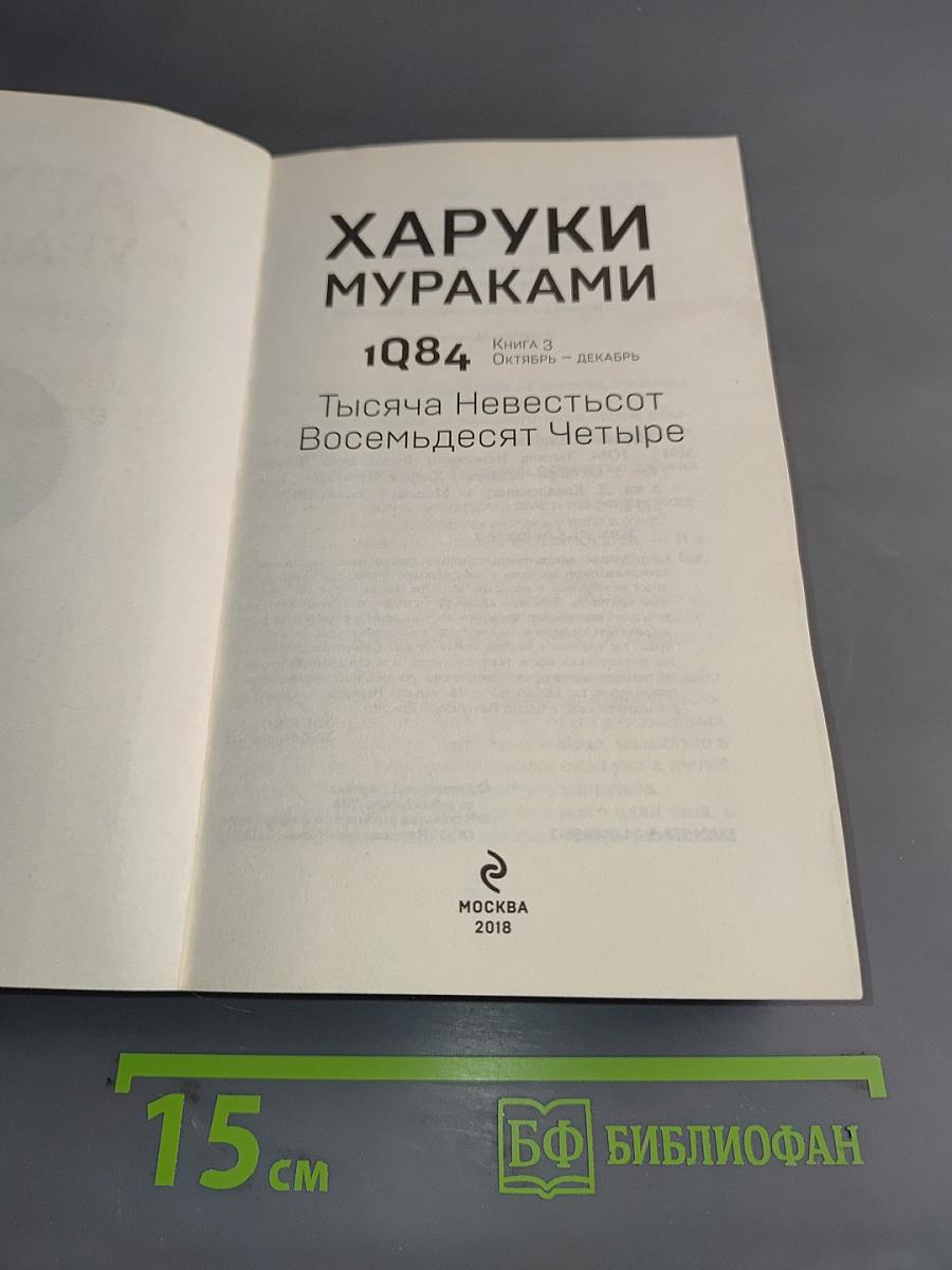1Q84. Тысяча девятьсот восемьдесят четыре. Книга 3. Октябрь - декабрь
