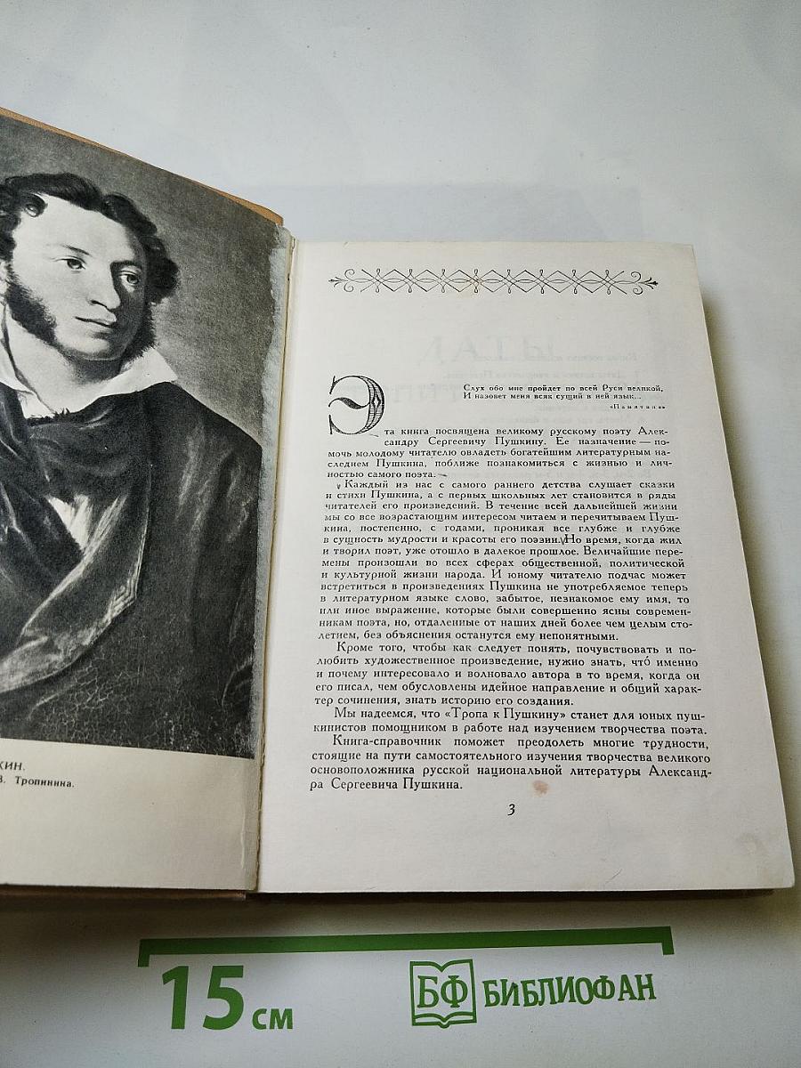 Тропа к Пушкину. Для средней школы