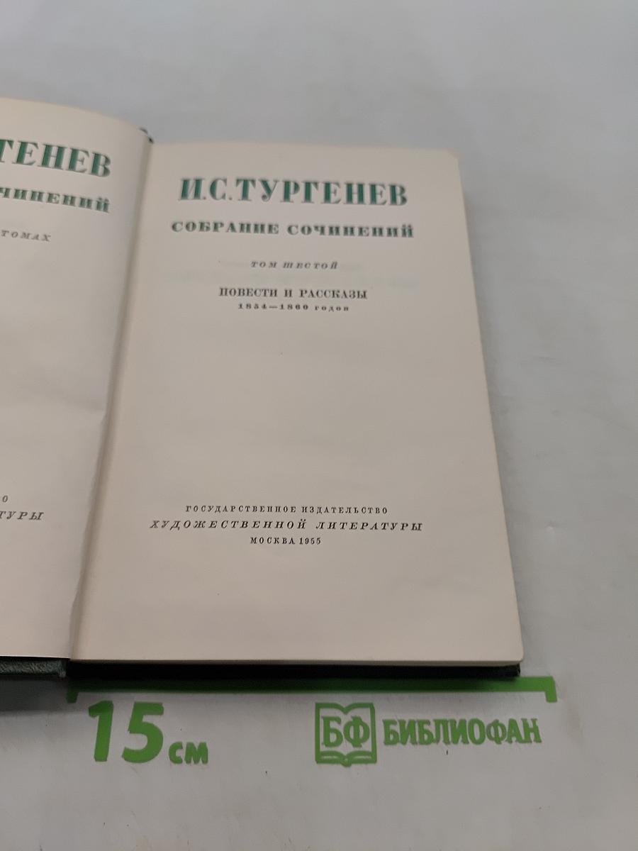 Собрание сочинений. Том шестой. Повести и рассказы 1851-1860 годов