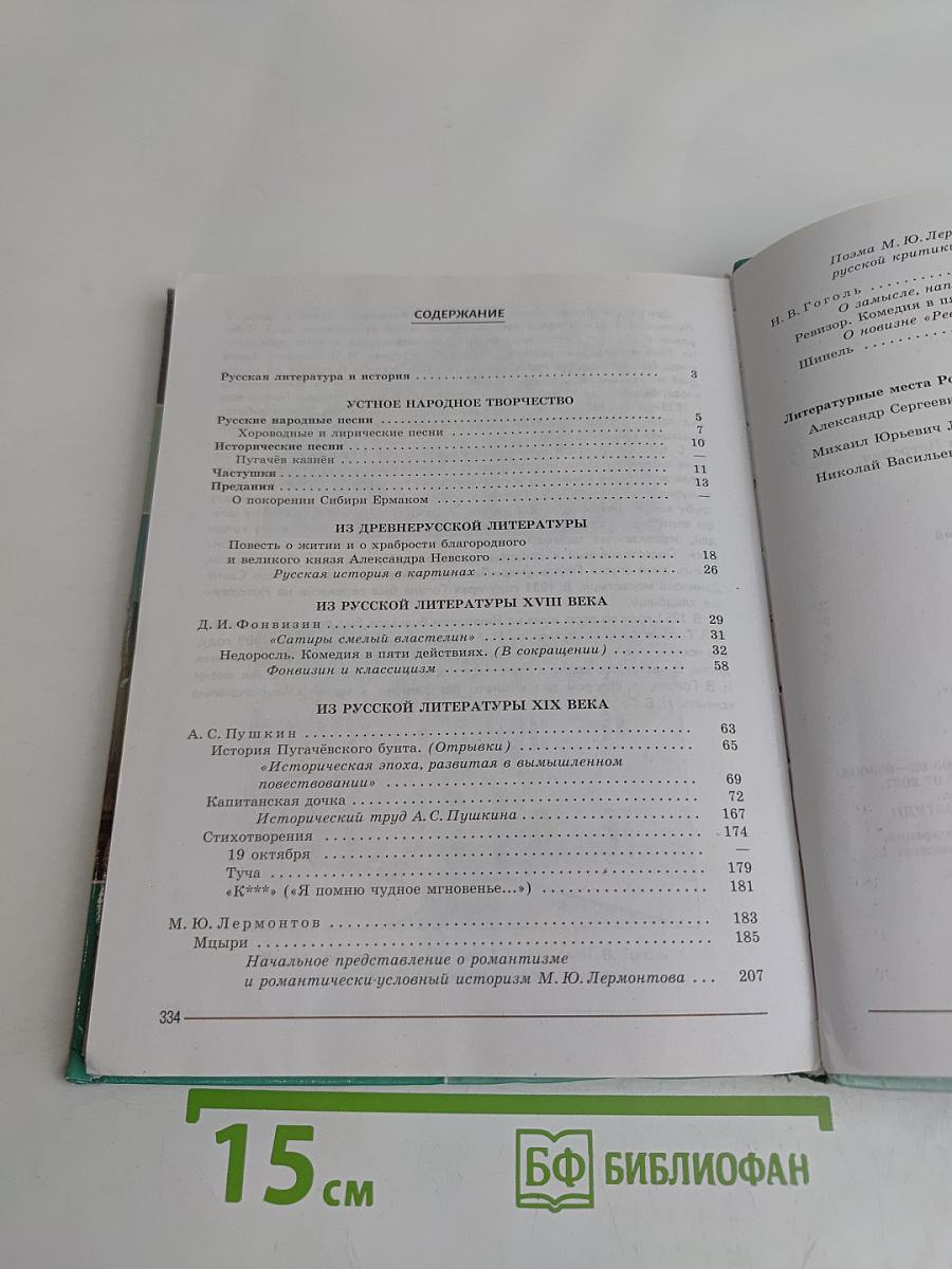 Литература. 8 класс. Часть 1