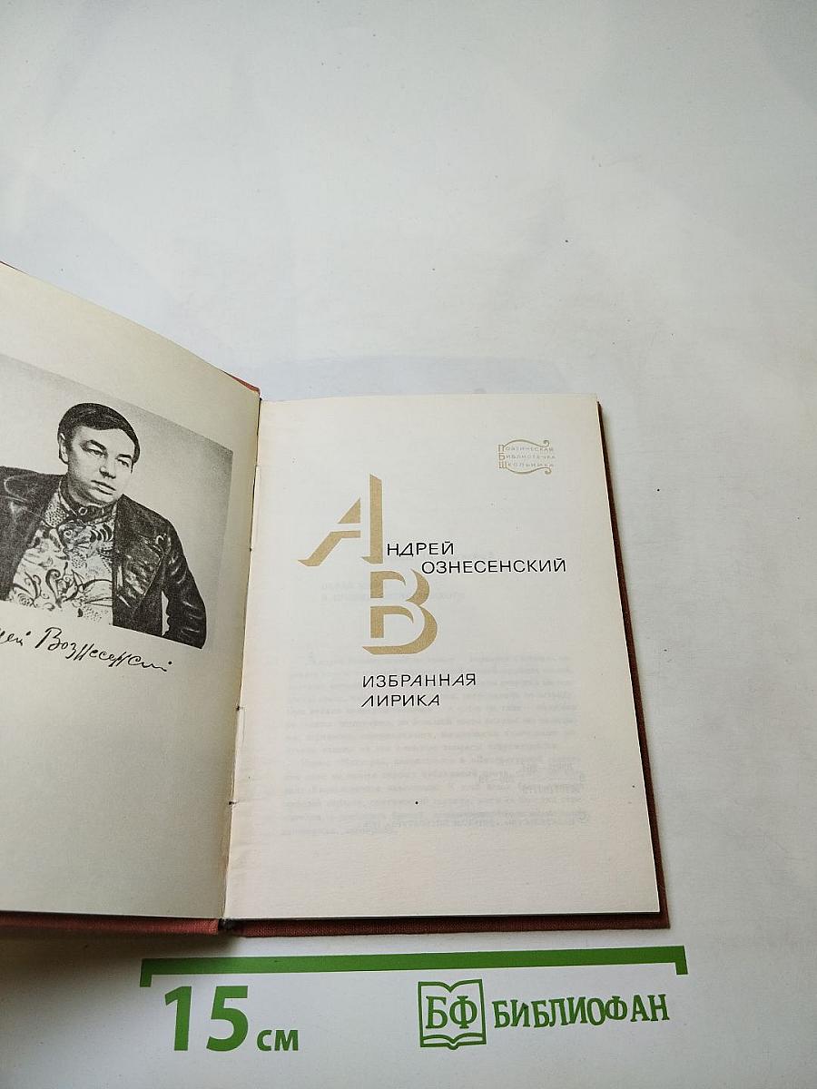 Андрей Вознесенский. Избранная лирика