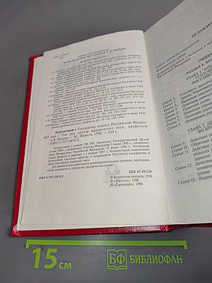 Комментарий к Уголовному кодексу Российской Федерации