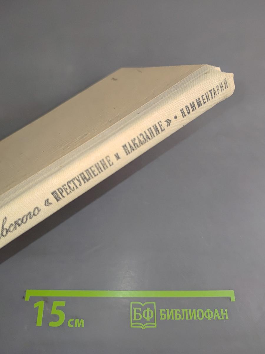 Роман Ф.М. Достоевского «Преступление и наказание». Комментарий. Книга для учителя