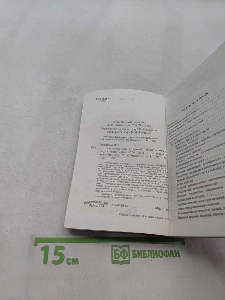 Прописная или строчная? Опыт словаря-справочника