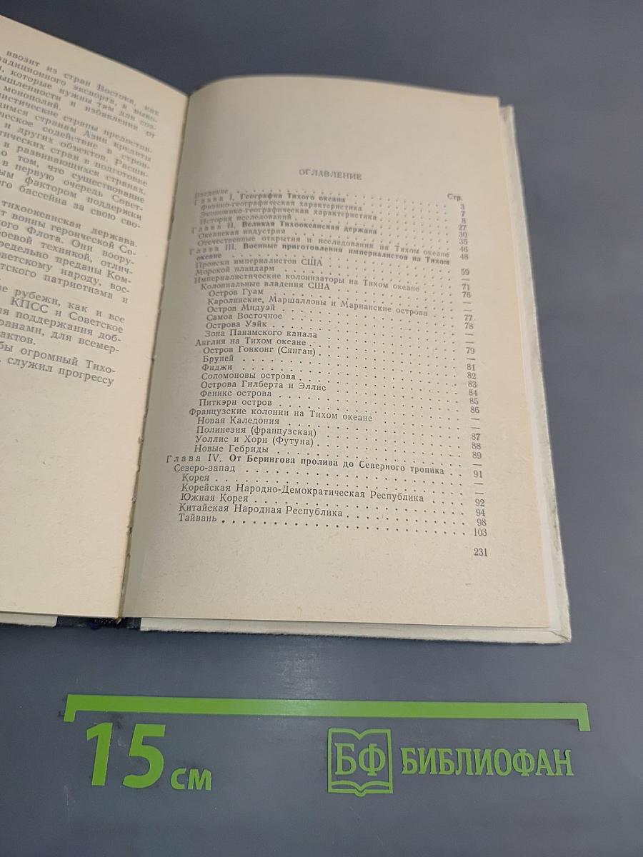 У карты Тихого океана