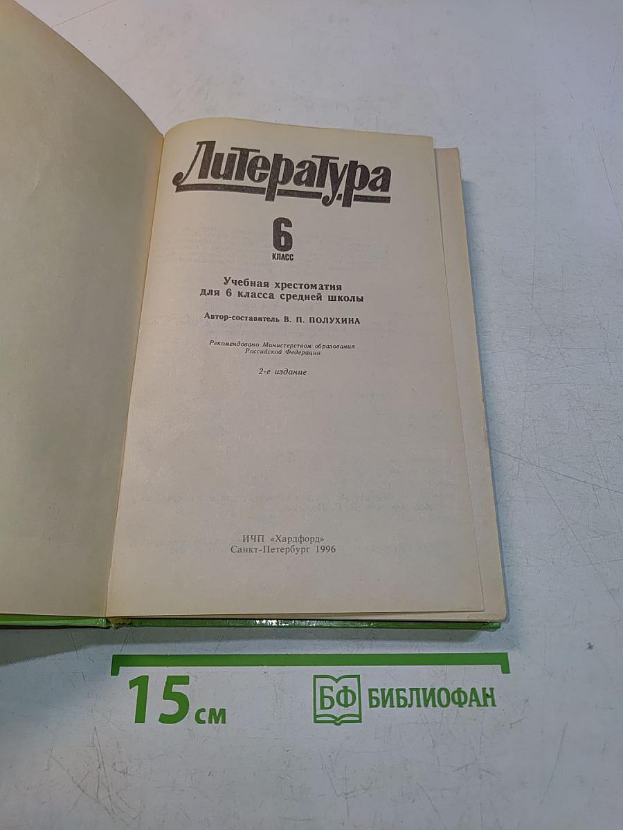 Литература 6 класс