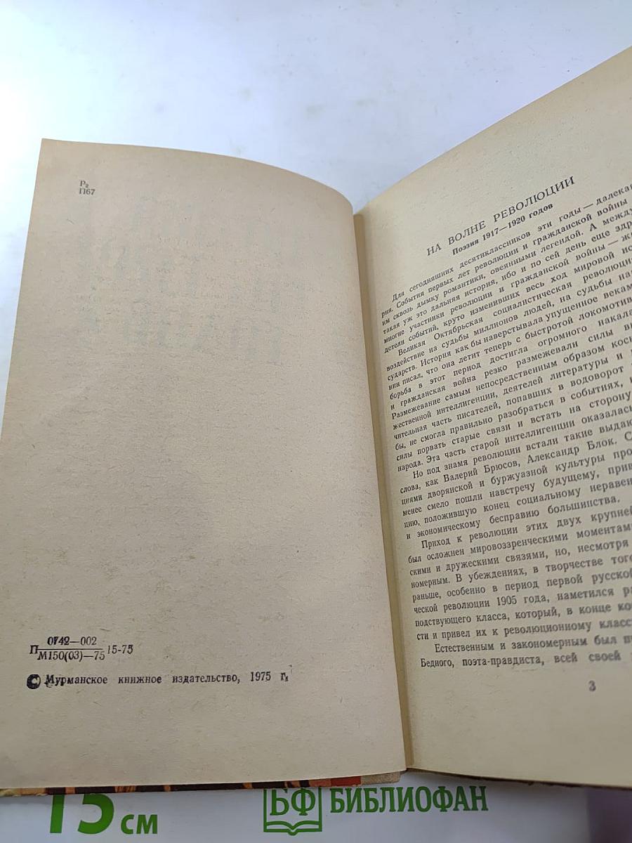 Поэзия 1917-1920 годов