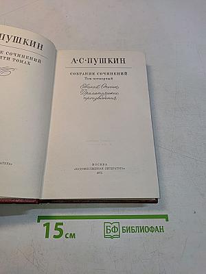 Собрание сочинений. Том четвертый. Евгений Онегин. Драматические произведения