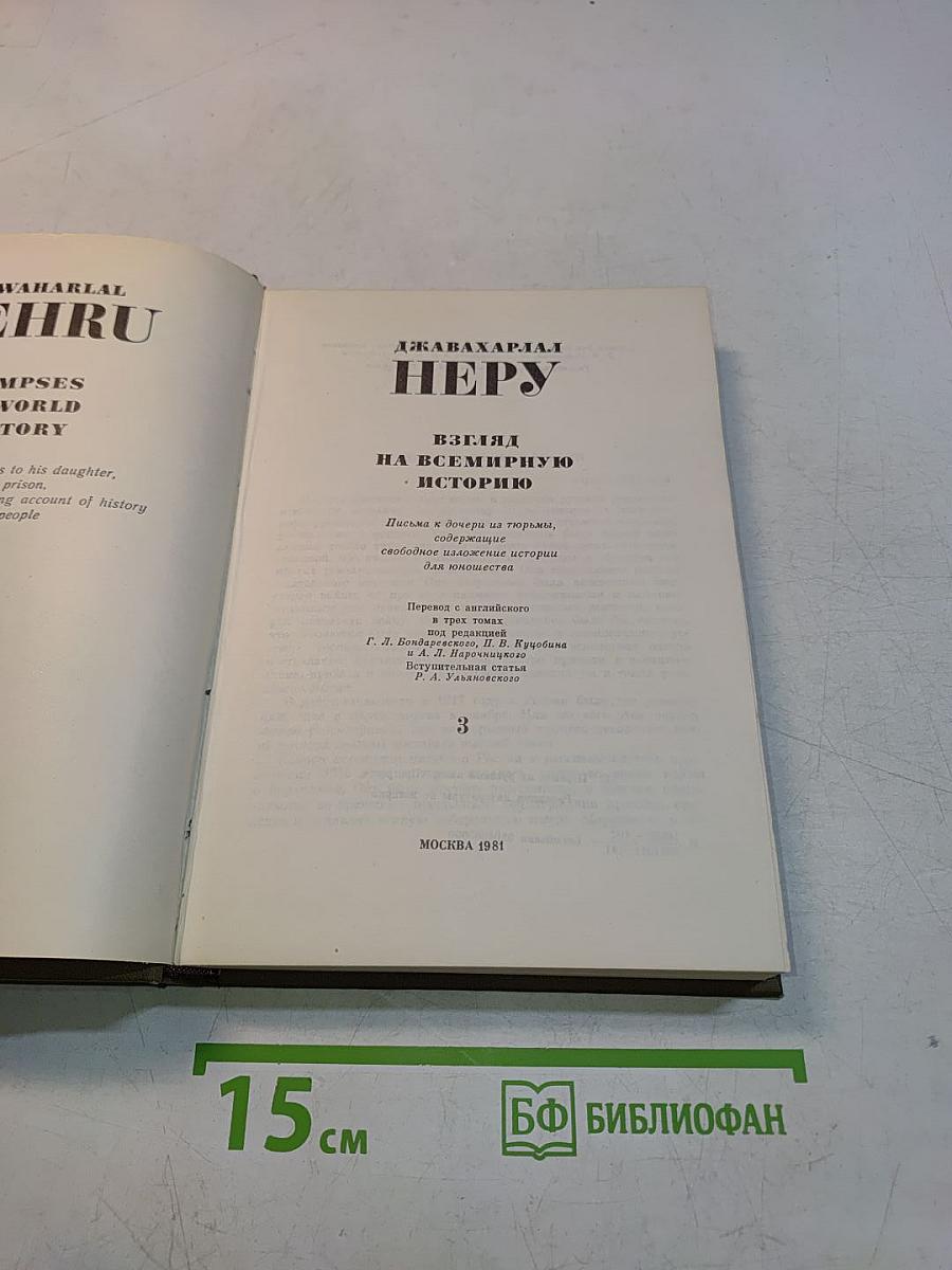 Взгляд на всемирную историю. Том 3
