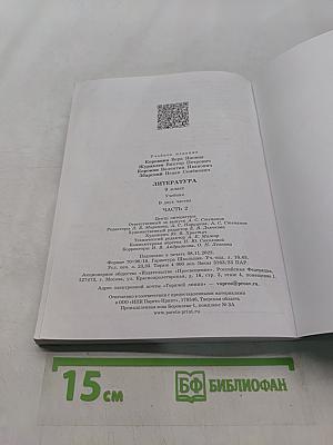 Литература. 9 класс. Часть 2. Учебник