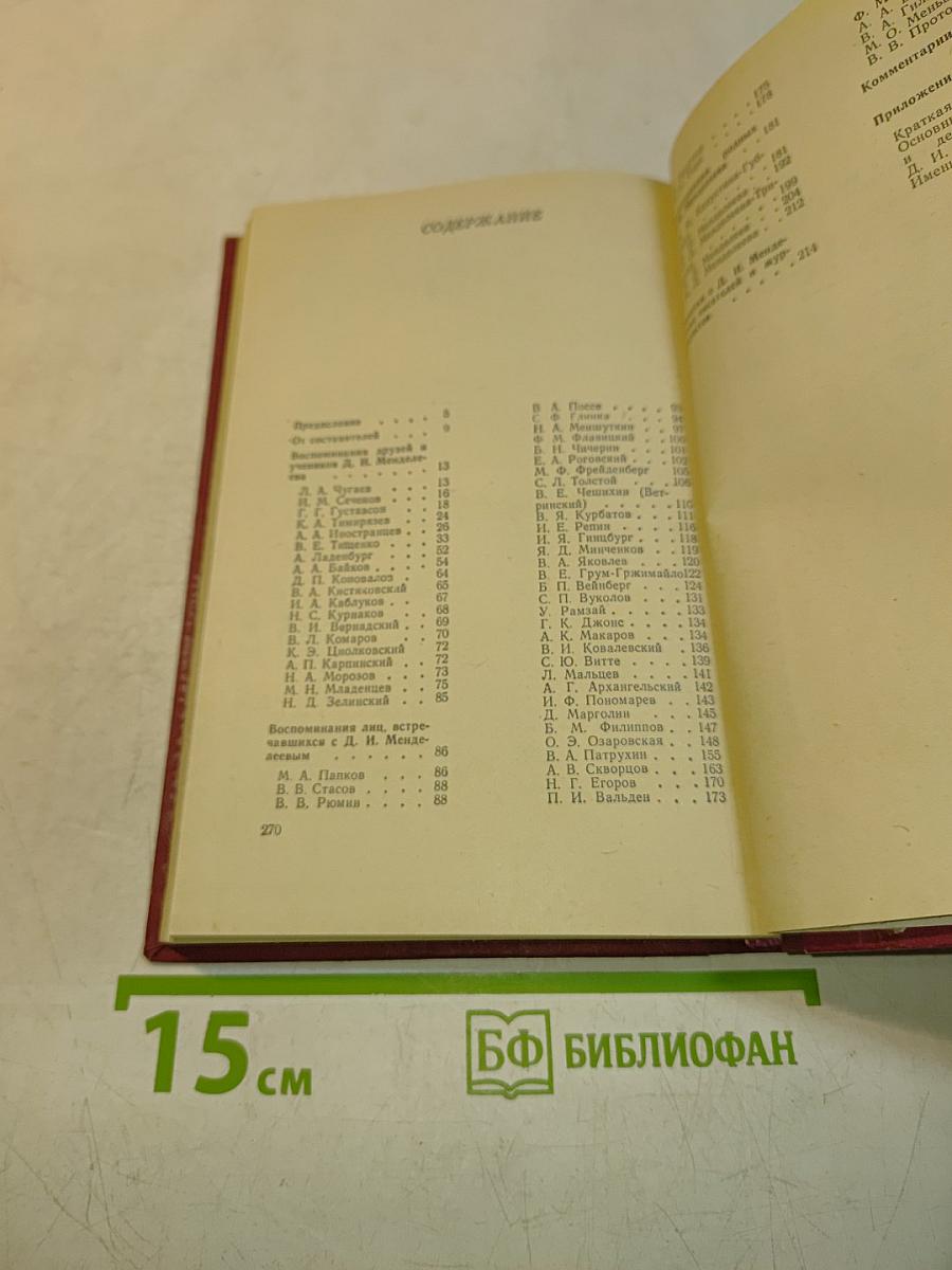 Д. И. Менделеев в воспоминаниях современников
