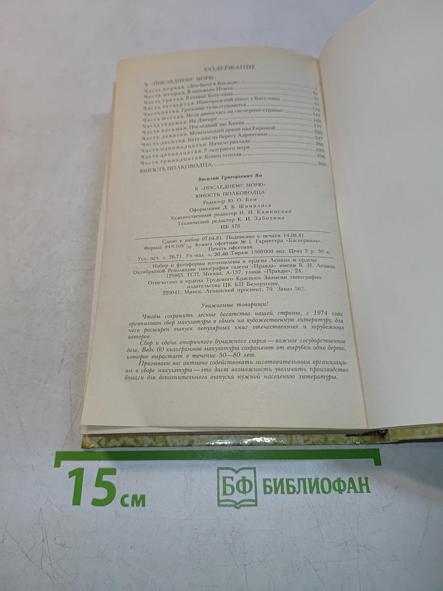 К «Последнему морю». Юность полководца