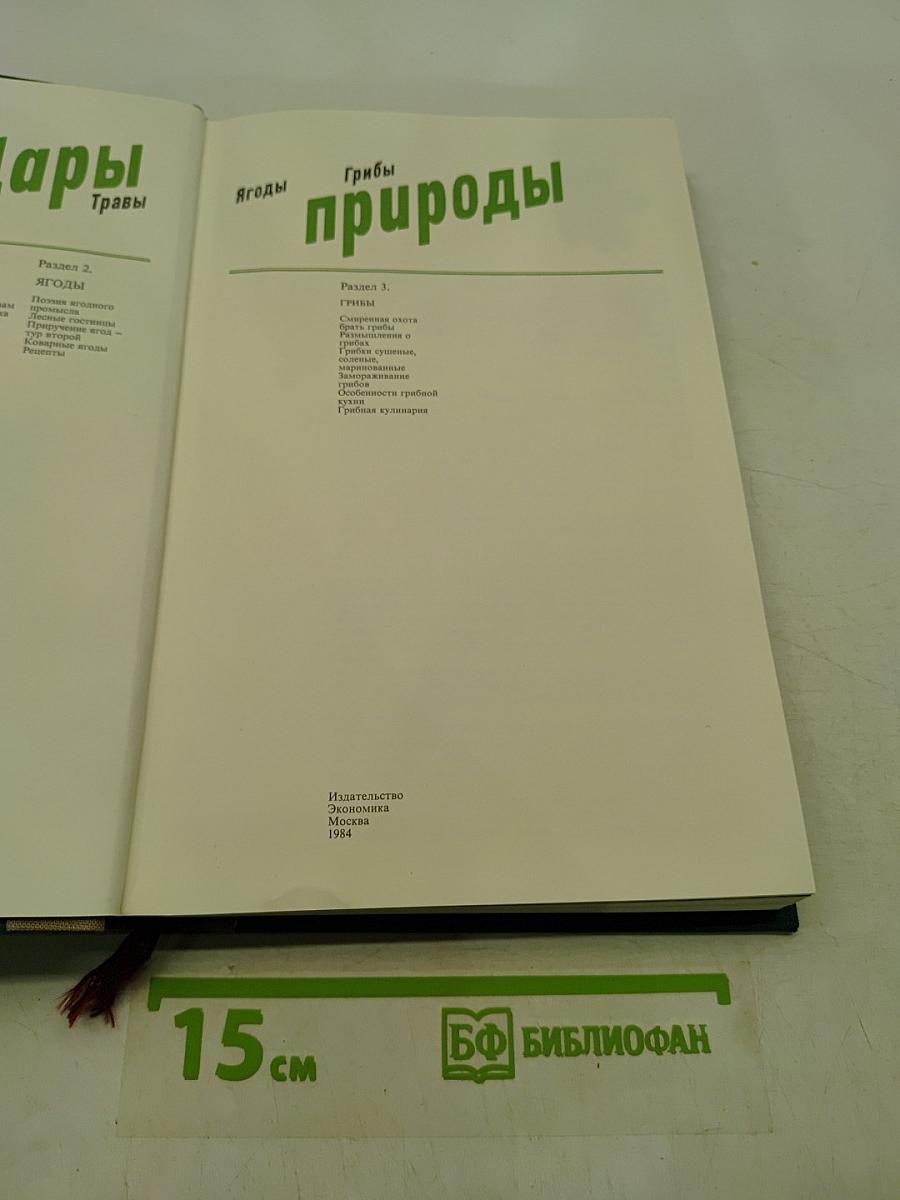 Грибы и ягоды природы