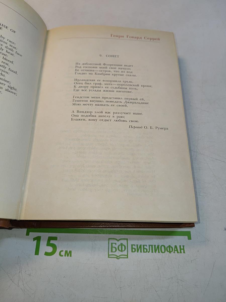 Английская поэзия в русских переводах