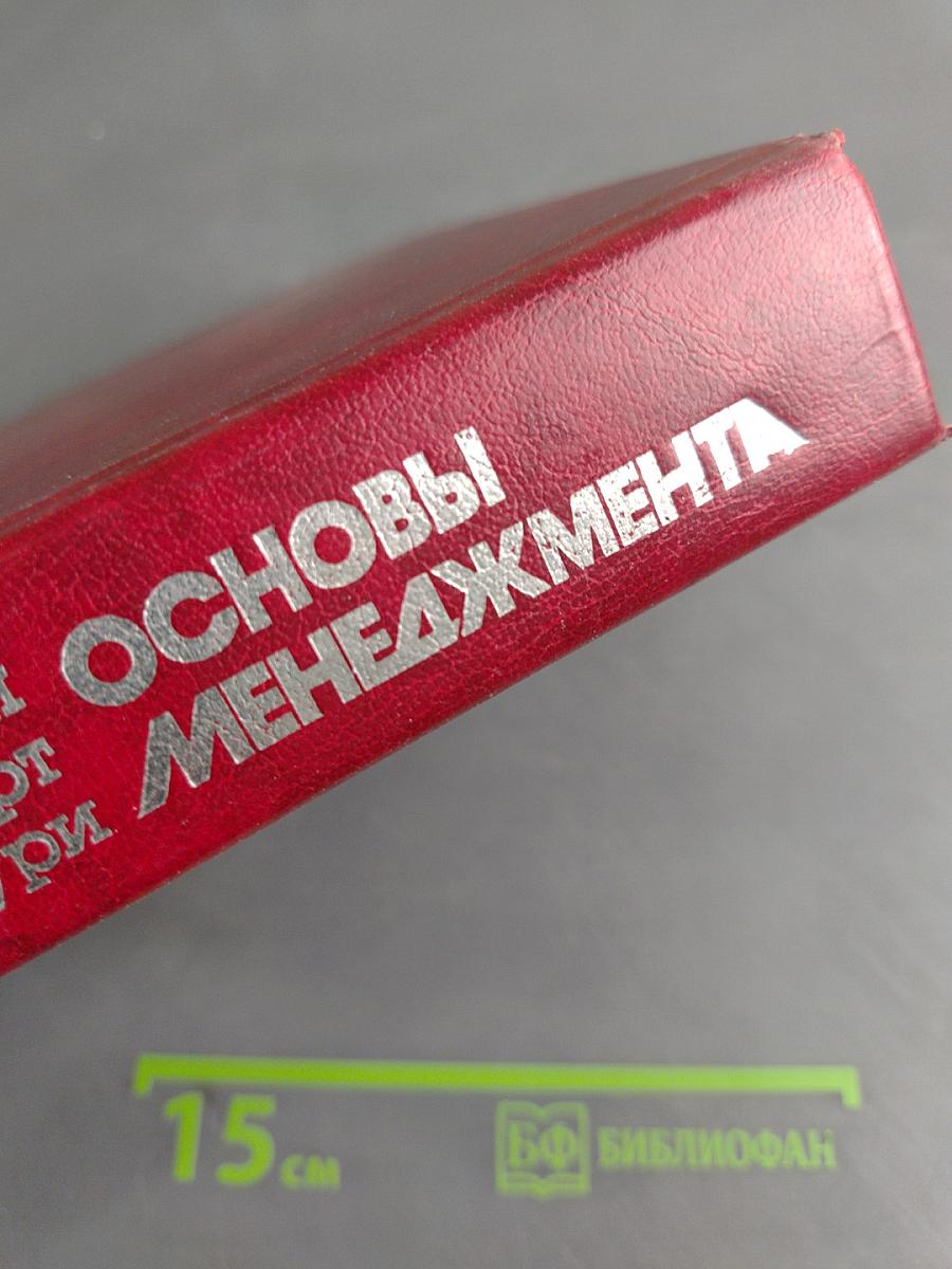 Основы менеджмента