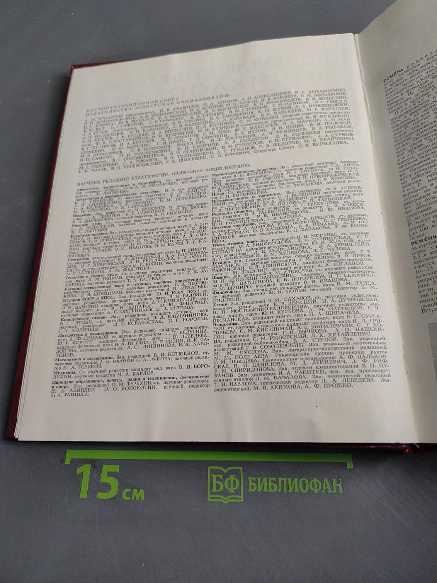 Большая Советская Энциклопедия. Том 22. Ремень — Сафи