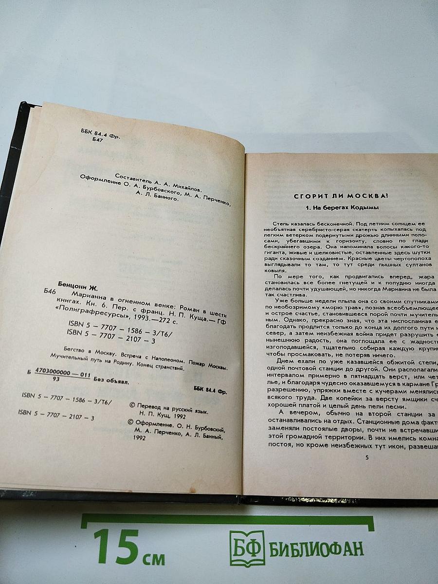 Марианна. В огненном венке. Книга шестая