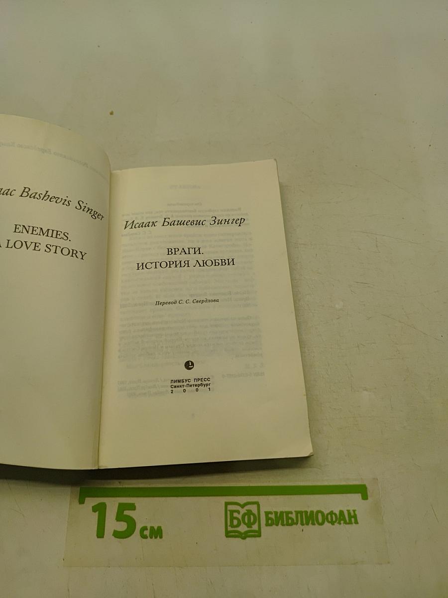 Враги. История любви