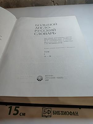 Большой англо-русский словарь. Том I (А-М)