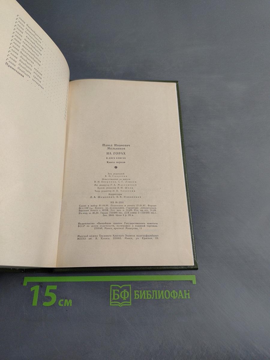 На горах. Книга первая