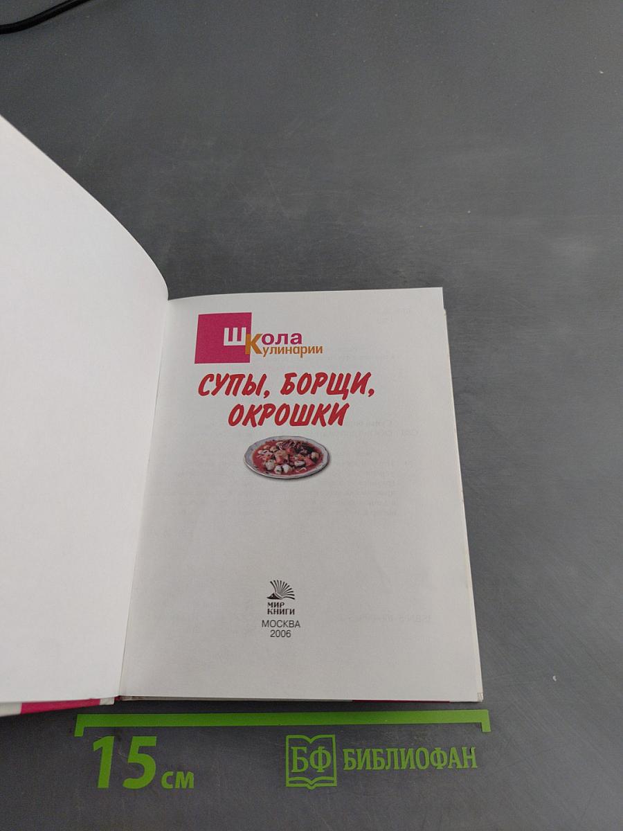 Школа кулинарии: Супы, борщи, окрошки
