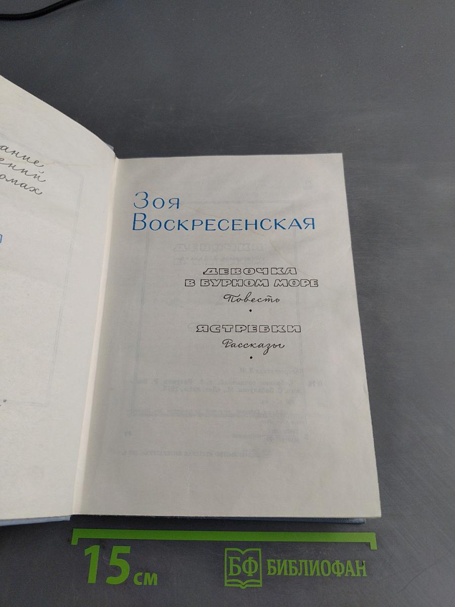 Девочка в бурном море. Повести и рассказы