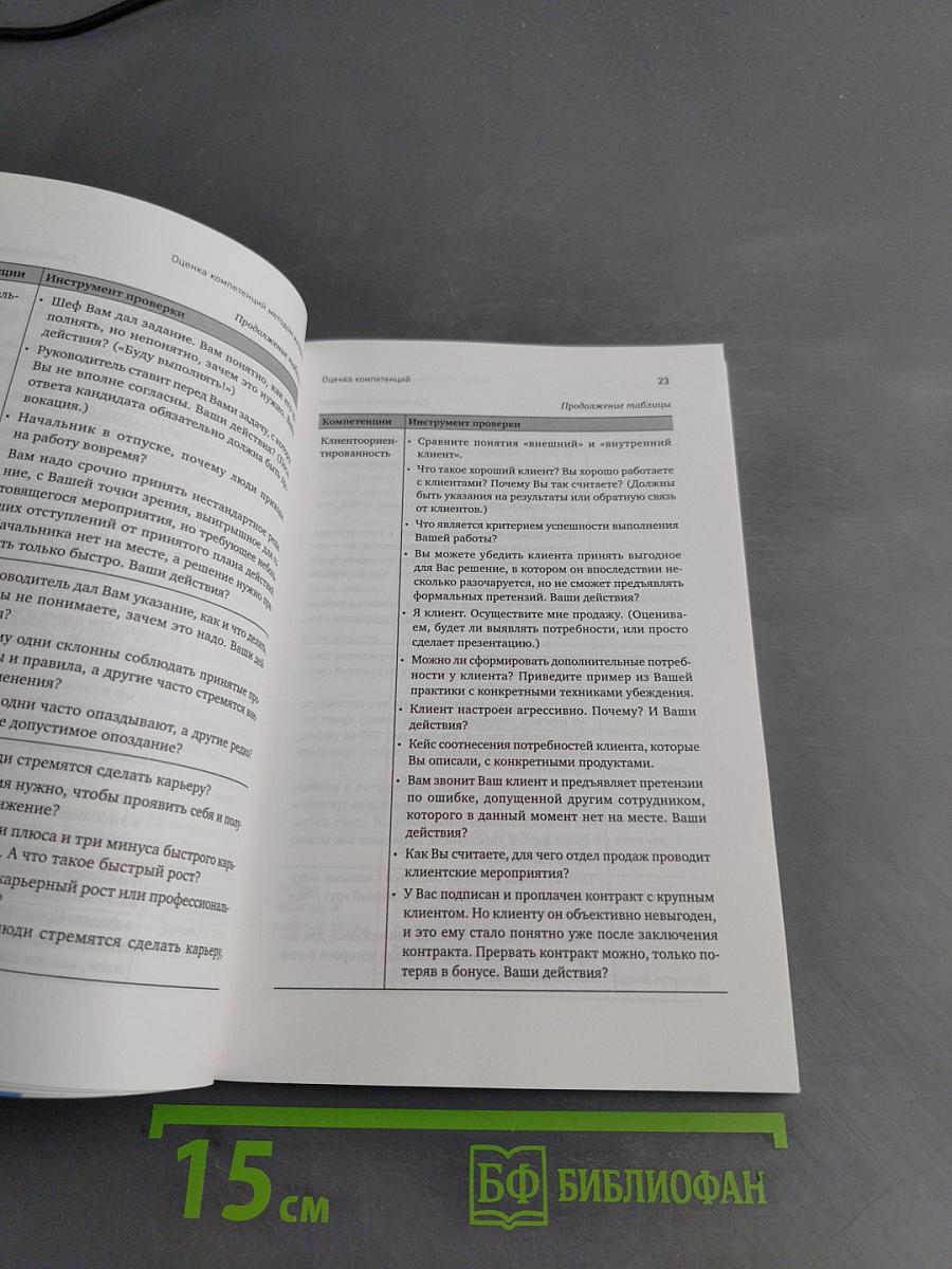 Оценка компетенций методом интервью. Универсальное руководство