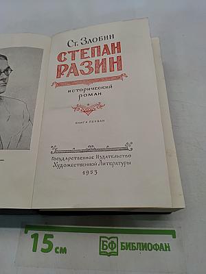 Степан Разин. Исторический роман. Книга первая
