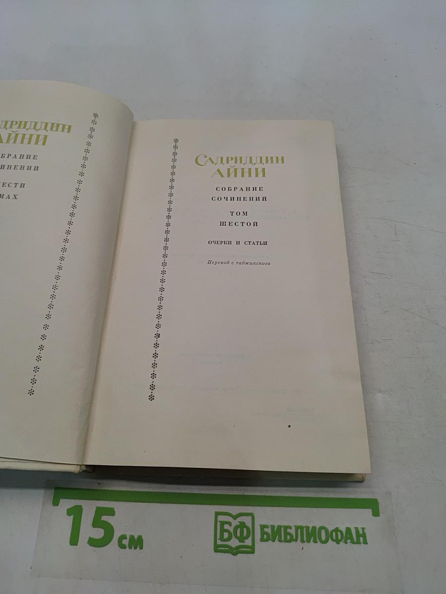 Собрание сочинений. Том шестой. Очерки и статьи