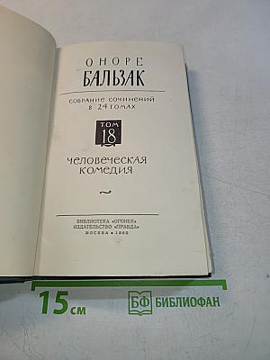 Человеческая комедия. Том 18