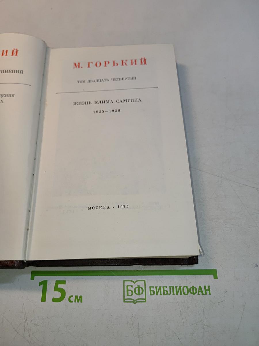 Жизнь Клима Самгина. Том двадцать четвертый