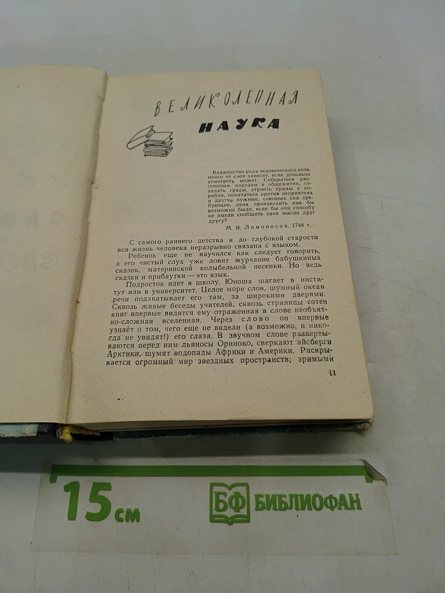 Слово о словах. Ты и твоё имя