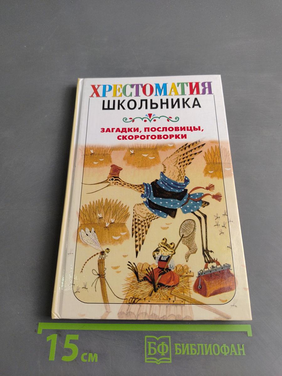 Хрестоматия школьника: Загадки, пословицы, скороговорки