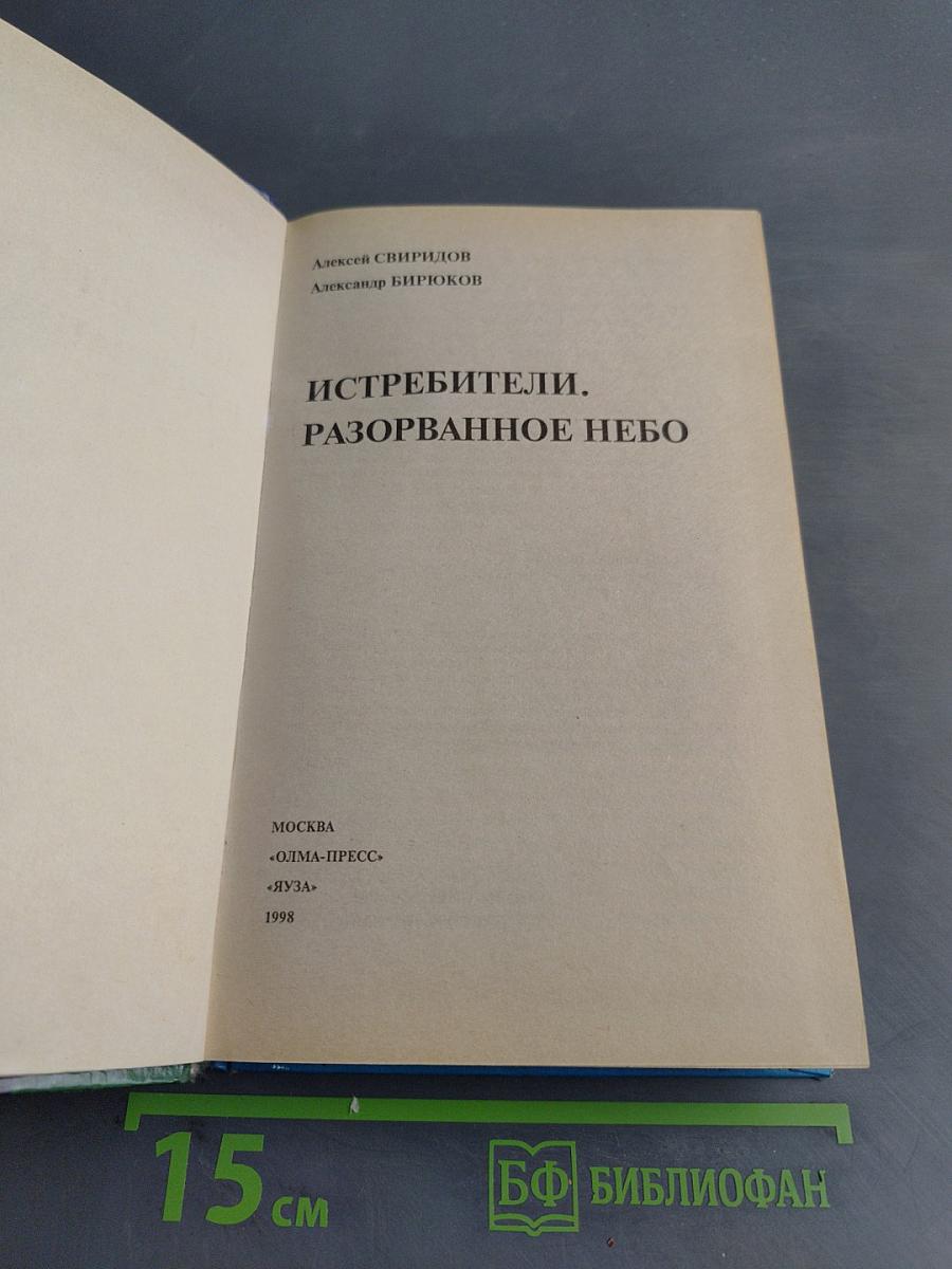 Истребители. Разорванное небо
