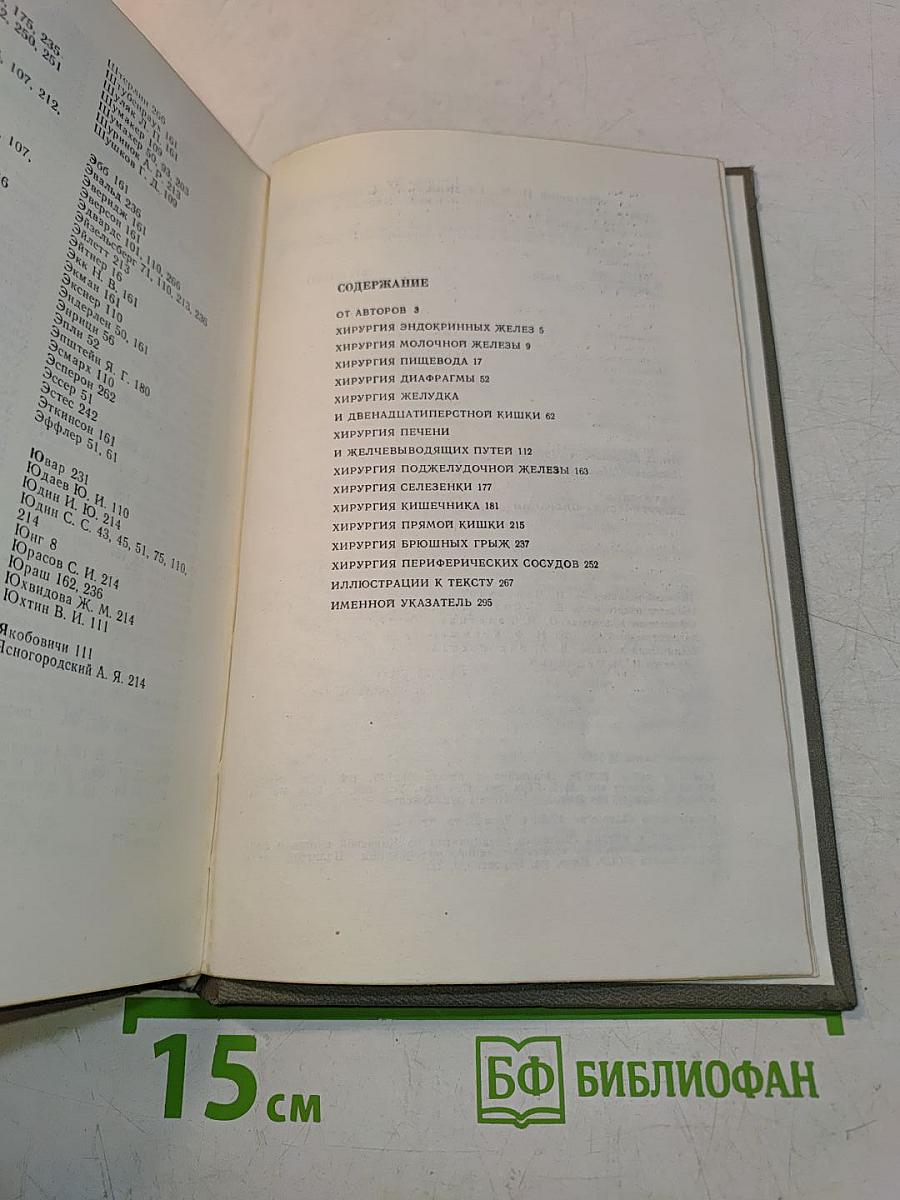 Справочник хирургических операций